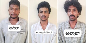 ಬೆಳ್ತಂಗಡಿ : ಫಾಲ್ಸ್ ನಲ್ಲಿ ಯುವತಿಯರಿಗೆ ಲೈಂಗಿಕ ಕಿರುಕುಳ; ಮೂವರು ಪೊಲೀಸ್ ವಶಕ್ಕೆ..!!
