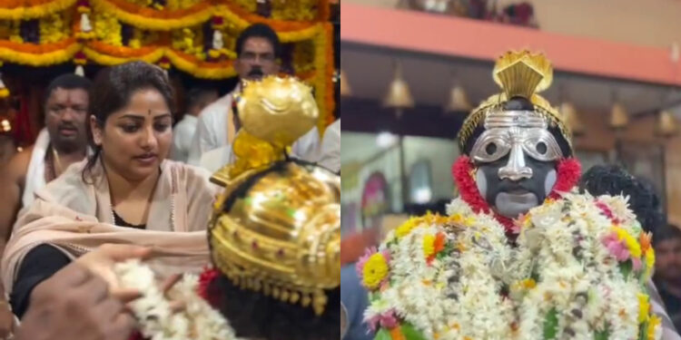 ಕೊರಗಜ್ಜ ದೈವಕ್ಕೆ ಹರಕೆ ಕೋಲ ನೀಡಿದ ನಟಿ ರಚಿತಾ ರಾಮ್..!