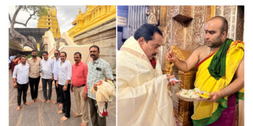 ಮೈಸೂರು ಕಂಬಳ ; ತಾಯಿ ಚಾಮುಂಡೇಶ್ವರಿಗೆ ಪೂಜೆ ಸಲ್ಲಿಸಿ ಕಂಬಳದ ಸ್ಥಳ ವೀಕ್ಷಣೆಗೆ ತೆರಳಿದ ಶಾಸಕ ಅಶೋಕ್ ರೈ..!!