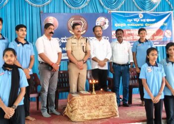ವಿದ್ಯಾಮಾತಾದಲ್ಲಿ ಪೊಲೀಸ್ ಕಾನ್ಸ್ಟೇಬಲ್ ನೇಮಕಾತಿಯ ತರಬೇತಿ ಉದ್ಘಾಟಿಸಿದ ಡಿವೈಎಸ್ಪಿ ಪ್ರಮೋದ್ ಕುಮಾರ್ ಬಿ. : ಡ್ರಗ್ಸ್ ಮುಕ್ತ ಜಾಗೃತಿ ಕಾರ್ಯಕ್ರಮಕ್ಕೆ ಚಾಲನೆ..!!