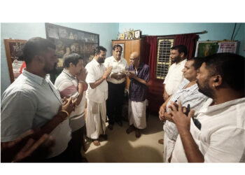 ಅನಾರೋಗ್ಯದಿಂದ ಬಳಲುತ್ತಿರುವ ಡಾ. ವಿಘ್ನೇಶ್ವ್ ಅವರಿಗೆ ಪುತ್ತಿಲಪರಿವಾರ ಸೇವಾ ಟ್ರಸ್ಟ್‌ನಿಂದ ಸಹಾಯಧನ