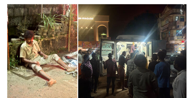 ಪುತ್ತೂರು: ಎಣ್ಣೆಯ ಅಮಲಿನಲ್ಲಿ ಟ್ರಾನ್ಸ್ಫಾರ್ಮರ್ ಏರಿದ ವ್ಯಕ್ತಿ: ವಿದ್ಯುತ್ ಶಾಕ್ ತಗುಲಿ ಕೆಳಗೆ ಬಿದ್ದು ಗಾಯ..!!