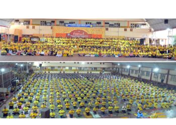 ಶ್ರೀ ಪತಂಜಲಿ ಯೋಗ ಶಿಕ್ಷಣ ಸಮಿತಿಯಿಂದ 1000 ಮಿಕ್ಕಿ ಯೋಗಬಂಧುಗಳ ಉಪಸ್ಥಿತಿಯಲ್ಲಿ ಸಂಭ್ರಮದ ವಿಶ್ವ ಯೋಗ ದಿನಾಚರಣೆ : ಯೋಗವು ಸಂಜೀವಿನಿ ಇದ್ದಂತೆ, ಯೋಗ ನಿತ್ಯನಿರಂತರವಾಗಿರಲಿ : ರವಿನಾರಾಯಣ