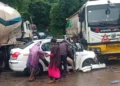 ಗುಂಡ್ಯ ಸಮೀಪ ಕಾರು–ಟ್ಯಾಂಕರ್ ಮುಖಾಮುಖಿ ಡಿಕ್ಕಿ: ಐವರಿಗೆ ಗಾಯ..!!