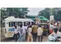 ಆಟೋ – ಟೆಂಪೋ ಟ್ರಾವೆಲರ್ ನಡುವೆ ಡಿಕ್ಕಿ: ಕೆಲಕಾಲ ಟ್ರಾಫಿಕ್ ಜಾಮ್..!!