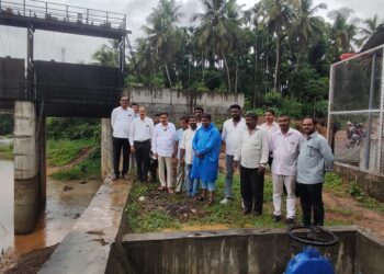 ಕಿಂಡಿ ಅಣೆಕಟ್ಟು ಗೇಟು ತೆರವು: ಸುಳ್ಯದಲ್ಲಿ ನೀರಿಗೆ ಬರ ; ಸ್ಥಳಕ್ಕೆ ಕಾಂಗ್ರೆಸ್ ನಿಯೋಗ ಭೇಟಿ: ಗೇಟು ಮರು ಅಳವಡಿಸುವಂತೆ ಆಗ್ರಹ..!!