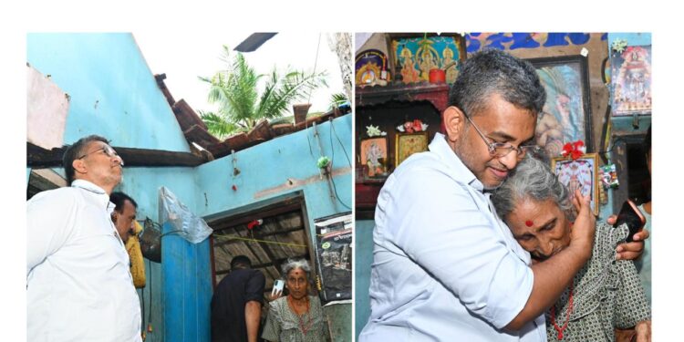 ಮನೆ ಕುಸಿತದಿಂದ ಸಂಕಷ್ಟದಲ್ಲಿದ್ದ ಕುಟುಂಬಕ್ಕೆ ಇನಾಯತ್ ಅಲಿ ನೆರವು; ಧನಸಹಾಯ..!!