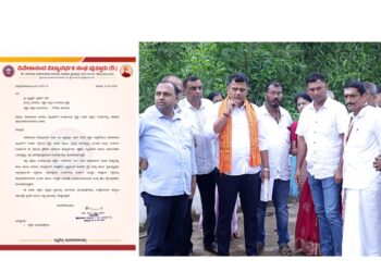 ಪುತ್ತೂರು: ವಿವೇಕಾನಂದ ಕಾಲೇಜು ಕ್ಯಾಂಪಸ್ ಸಂಪರ್ಕ ರಸ್ತೆಯ ದುರಸ್ತಿಗೆ ಸಂಸದರಿಗೆ ಮನವಿ..!!