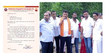 ಪುತ್ತೂರು: ವಿವೇಕಾನಂದ ಕಾಲೇಜು ಕ್ಯಾಂಪಸ್ ಸಂಪರ್ಕ ರಸ್ತೆಯ ದುರಸ್ತಿಗೆ ಸಂಸದರಿಗೆ ಮನವಿ..!!