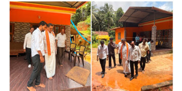 ಬರಿಮಾರು ಶಾಲಾ ಬಸ್ ದುರಂತದಲ್ಲಿ ಮೃತಪಟ್ಟ ಬಾಲಕಿಯ ಮನೆಗೆ ಭೇಟಿ ನೀಡಿದ ಮಾಜಿ ಸಚಿವ ಬಿ. ರಮಾನಾಥ ರೈ..!!