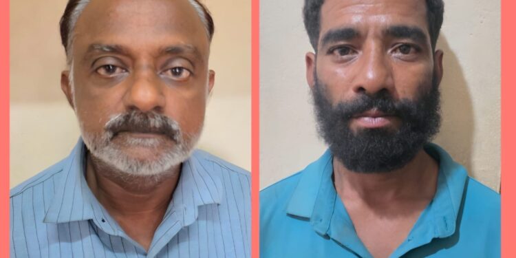 ಸರಣಿ ಲಾರಿ ಬ್ಯಾಟರಿ ಕಳ್ಳತನ ಪ್ರಕರಣ ಭೇದಿಸಿದ ವಿಟ್ಲ ಪೊಲೀಸರು: ಇಬ್ಬರು ಆರೋಪಿಗಳ ಬಂಧನ, 10 ಬ್ಯಾಟರಿ ವಶ..!!