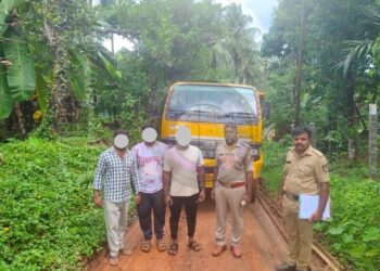 ವಿಟ್ಲ: ಅಕ್ರಮ ಮರಳು ಸಾಗಾಟ: ಎರಡು ಟಿಪ್ಪರ್ ಲಾರಿಗಳ ವಶ, ಇಬ್ಬರ ವಿರುದ್ಧ ಪ್ರಕರಣ..!!