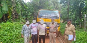 ವಿಟ್ಲ: ಅಕ್ರಮ ಮರಳು ಸಾಗಾಟ: ಎರಡು ಟಿಪ್ಪರ್ ಲಾರಿಗಳ ವಶ, ಇಬ್ಬರ ವಿರುದ್ಧ ಪ್ರಕರಣ..!!