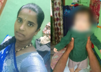 ಸುತ್ತಿಗೆಯಿಂದ ಹೊಡೆದು ಪತ್ನಿ, ಏಳು ತಿಂಗಳ ಮಗುವನ್ನು ಕೊಂದ ಪಾಪಿ ಪತಿ..!