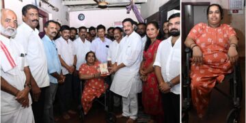 ಅಶ್ವಿನಿ ಕಣ್ಣೀರೊರೆಸಿದ ನಳಿನ್ಕುಮಾರ್ :₹23 ಲಕ್ಷ ವೆಚ್ಚದ ಕೃತಕ ಕಾಲು: ಲೋಧಾ ಟ್ರಸ್ಟ್ ನೆರವಿಗೆ ಕಟೀಲ್ ಸೇತುವೆ..!!