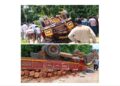 ಬಂಟ್ವಾಳ : ಕೆಂಪುಕಲ್ಲು ಸಾಗಿಸುತ್ತಿದ್ದ ಲಾರಿ ಪಲ್ಟಿ: ಕಾರ್ಮಿಕ ಸಾವು, ಇಬ್ಬರಿಗೆ ಗಂಭೀರ ಗಾಯ..!!