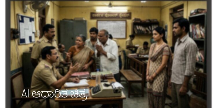 ಪ್ರಿಯಕರನೊಂದಿಗೆ ಬಂದ ವಿವಾಹಿತೆ: ಠಾಣೆಯಲ್ಲಿ ಕುಟುಂಬ ಕಲಹ ಅಂತ್ಯ..!!