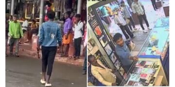 ತಲವಾರು ಹಿಡಿದು ಮೊಬೈಲ್ ಅಂಗಡಿಗೆ ನುಗ್ಗಿ ಆತಂಕ ಸೃಷ್ಟಿಸಿದ ಯುವಕ ಪೊಲೀಸ್ ವಶಕ್ಕೆ..!!