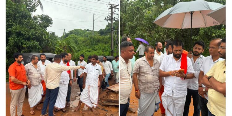 ಪುತ್ತೂರು: ಹಾರಾಡಿ ರಸ್ತೆ ಕಾಮಗಾರಿ ಅವೈಜ್ಞಾನಿಕ; ಸಾರ್ವಜನಿಕರ ಸಮಸ್ಯೆಗೆ ತಕ್ಷಣ ಕ್ರಮ ಕೈಗೊಳ್ಳುವಂತೆ ಅರುಣ್ ಕುಮಾರ್ ಪುತ್ತಿಲ ಆಗ್ರಹ..!!