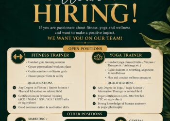 JOB OFFER | ಸ್ವಾತಿ ಆಕೃತಿ ವೆಲ್‌ನೆಸ್‌ನಲ್ಲಿ ವಿವಿಧ ಹುದ್ದೆಗಳಿಗೆ ಸೂಕ್ತ ಅಭ್ಯರ್ಥಿಗಳು ಬೇಕಾಗಿದ್ದಾರೆ..!