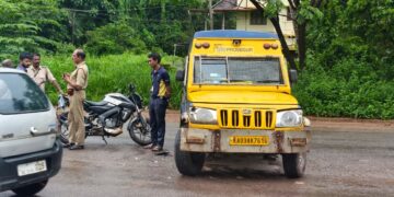 ಪುತ್ತೂರು: ಬೈಕ್ ಮತ್ತು ಗೂಡ್ಸ್ ವಾಹನಗಳ ನಡುವೆ ಡಿಕ್ಕಿ..!!
