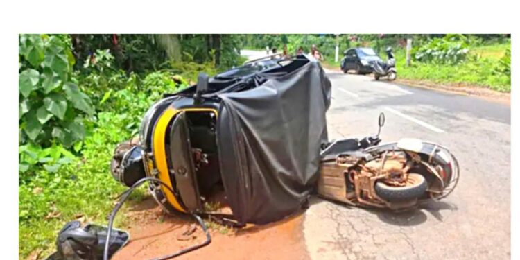 ವಿಟ್ಲ: ಹಾವು ಕಂಡು ಬ್ರೇಕ್, ಆಟೋ-ಆಕ್ಟಿವಾ ಡಿಕ್ಕಿ; ಸವಾರ ಗಂಭೀರ..!!