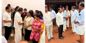 ನಿರಂಜನ್ ರೈ ಮಠಂತಬೆಟ್ಟು ನಿಧನ: ಅಂತಿಮ ದರ್ಶನ ಪಡೆದು ಶ್ರದ್ಧಾಂಜಲಿ ಸಲ್ಲಿಸಿದ ಬಿ. ರಮಾನಾಥ ರೈ..!!!