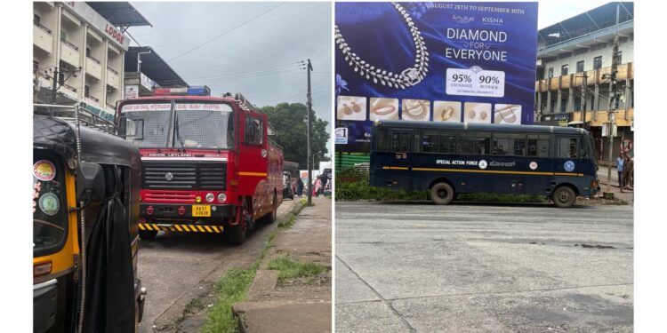 ಪುತ್ತೂರಿನಲ್ಲಿ ಬಿಗಿ ಪೊಲೀಸ್ ಬಂದೋಬಸ್ತ್: ಸ್ವಯಂ ಪ್ರೇರಿತ ಬಂದ್ ಗೆ ವರ್ತಕರ ಸ್ಪಂದನೆ..!!