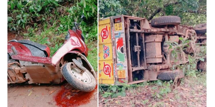 ವಿಟ್ಲ: ಪಿಕಪ್ ಮತ್ತು ಆಕ್ಟಿವಾ ನಡುವೆ ಡಿಕ್ಕಿ : ಇಬ್ಬರು ಯುವತಿಯರಿಗೆ ಗಂಭೀರ ಗಾಯ..!!