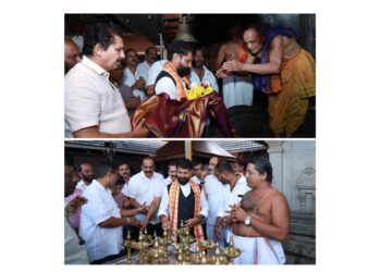 ಪುತ್ತೂರಿನ ಶ್ರೀ ಮಹತೋಭಾರ ಮಹಾಲಿಂಗೇಶ್ವರ ದೇವಾಲಯಕ್ಕೆ ಸಿ.ಟಿ. ರವಿ ಭೇಟಿ..!