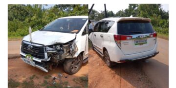 ಸುಳ್ಯ ಶಾಸಕಿ ಭಾಗೀರಥಿ ಮುರುಳ್ಯ ಅವರ ಕಾರು ಅಪಘಾತ..!!