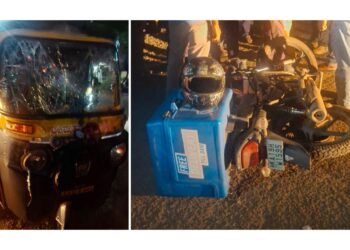 ಪುತ್ತೂರು: ರಿಕ್ಷಾ – ಬೈಕ್ ಮುಖಾಮುಖಿ ಡಿಕ್ಕಿ; ಇಬ್ಬರು ಗಂಭೀರ..!!