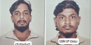 ಸುಳ್ಯದಲ್ಲಿ ಗ್ಯಾರೇಜ್‌ನಲ್ಲಿದ್ದ ಬೈಕ್‌ಗೆ ಬೆಂಕಿ: ಇಬ್ಬರ ಬಂಧನ..!