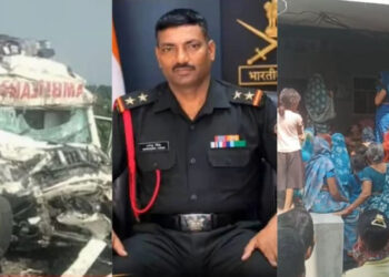 ಯೋಧನ ಪಾರ್ಥಿವ ಶರೀರ ಸಾಗಿಸುತ್ತಿದ್ದ ಅಂಬುಲೆನ್ಸ್ ಅಪಘಾತ :ನಾಲ್ವರು ದುರ್ಮರಣ..!