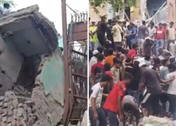 5 ಅಂತಸ್ತಿನ ಕಟ್ಟಡ ಕುಸಿತ; ಹಲವರು ಸಿಲುಕಿರುವ ಶಂಕೆ..!
