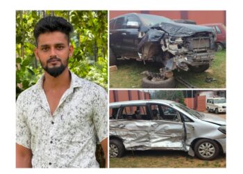ಮಂತ್ರಾಲಯಕ್ಕೆ ತೆರಳುತ್ತಿದ್ದವರ ಕಾರಿಗೆ ಡಿಕ್ಕಿ: ಶಿಶಿಲದ ದೀಪೇಶ್ ಮೃತ್ಯು..!