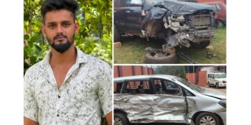 ಮಂತ್ರಾಲಯಕ್ಕೆ ತೆರಳುತ್ತಿದ್ದವರ ಕಾರಿಗೆ ಡಿಕ್ಕಿ: ಶಿಶಿಲದ ದೀಪೇಶ್ ಮೃತ್ಯು..!
