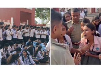 ದಸರಾ ರಜೆ ಹೊತ್ತಲ್ಲೇ ಪದವಿ ಪರೀಕ್ಷೆ- ಮಂಗಳೂರಿನ ಸೈಂಟ್ ಆಗ್ನೆಸ್ ಕಾಲೇಜಿನ ವಿದ್ಯಾರ್ಥಿಗಳ ಪ್ರತಿಭಟನೆ