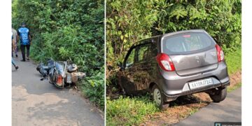 ವಿಟ್ಲ: ಕಾರು ಮತ್ತು ಆಕ್ಟಿವಾ ಮುಖಾಮುಖಿ ಡಿಕ್ಕಿ; ಸವಾರನಿಗೆ ಗಾಯ..!