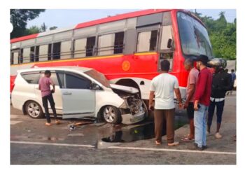 ಕುಮಟಾದಲ್ಲಿ ಇನ್ನೋವಾ ಕಾರು ಅಪಘಾತ ಪುತ್ತೂರಿನ ಏಳು ಮಂದಿಗೆ ಗಾಯ : ದಿಢೀರ್ ಯುಟರ್ನ್ ಹೊಡೆದ ಕೆಎಸ್ಆರ್ಟಿಸಿ ಬಸ್ಸಿನಿಂದಾಗಿ ಅಪಘಾತ-ದೂರು…!!!